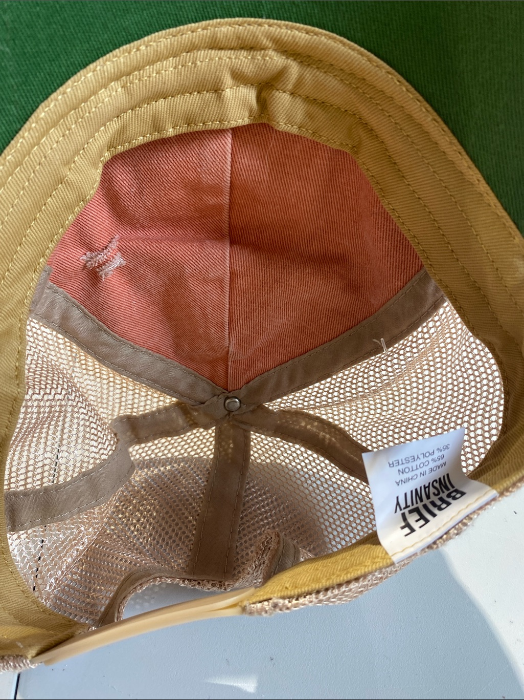 Brief Insanity Pink “Y'all Need Jesus' Distressed Trucker Hat. New — image 4 of 5